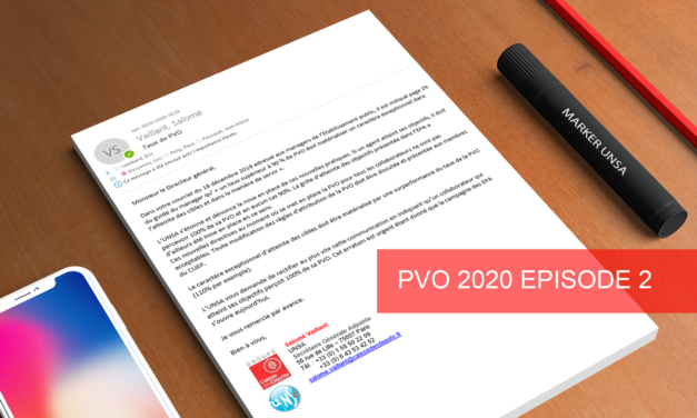 PVO 2020 : La Direction clarifie ses intentions