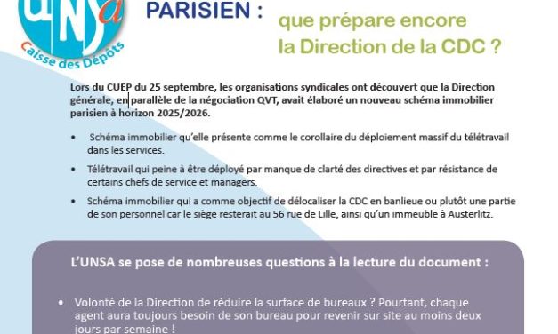 Tribune syndicale UNSA – OCTOBRE 2020