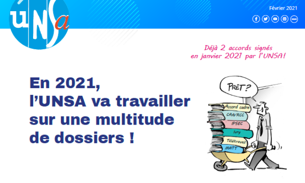 Tribune syndicale UNSA – Février 2021