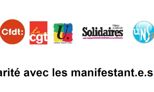 Solidarité avec les manifestant.e.s d’Iran