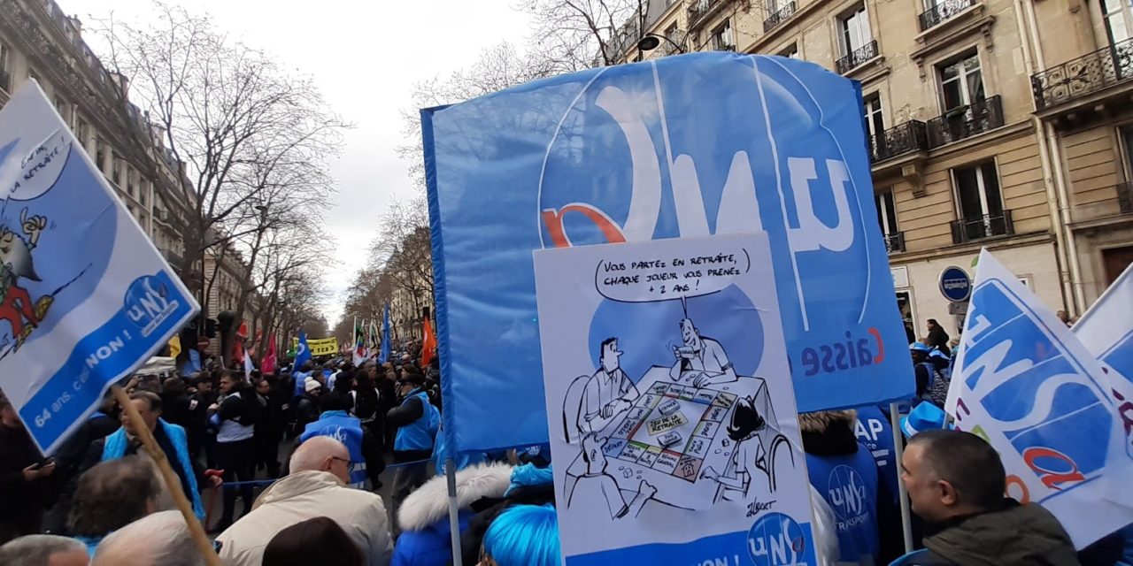 Réforme des retraites : un investissement total de l’UNSA pour le retrait du projet !