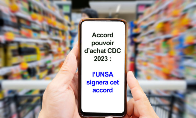 Accord pouvoir d’achat CDC 2023 : l’UNSA signera cet accord créateur de droits nouveaux !