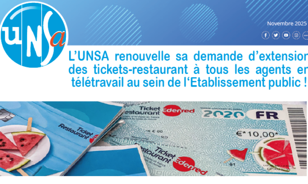Tribune syndicale UNSA – Novembre 2025