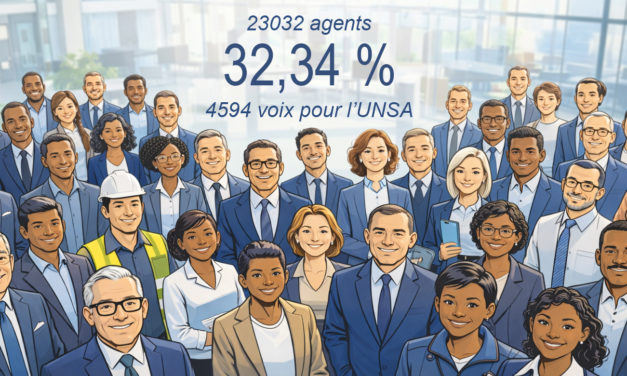 L’UNSA confirme nettement sa 1ère place au niveau du Groupe CDC avec 32,34 % des suffrages