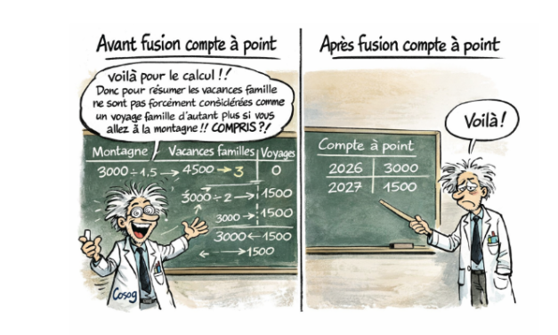 COSOG: EVOLUTION DES COMPTES A POINTS