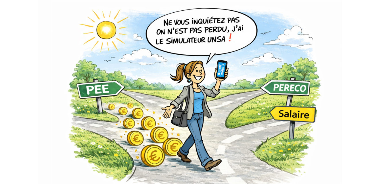 Intéressement : pensez au simulateur UNSA avant de faire votre choix