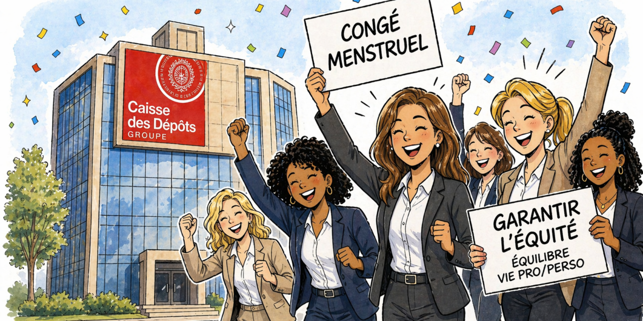 Égalité Professionnelle : Pour un congé menstruel à la Caisse des Dépôts !
