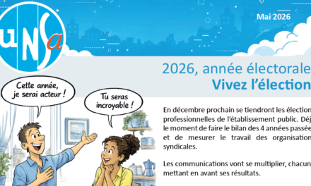 Tribune syndicale UNSA – mai 2026