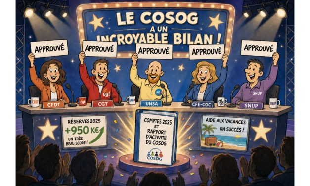 Cosog : LE RAPPORT D’ACTIVITE ET LES COMPTES APPROUVÉS A L’UNANIMITÉ !
