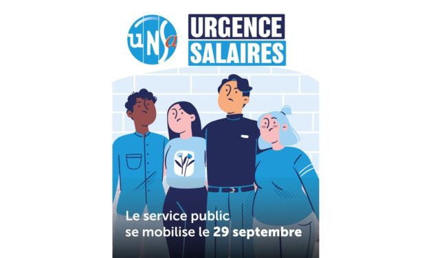 SALAIRES, POUVOIR D’ACHAT DANS LA FONCTION PUBLIQUE : MOBILISATION INTERSYNDICALE LE MARDI 29 SEPTEMBRE 2026