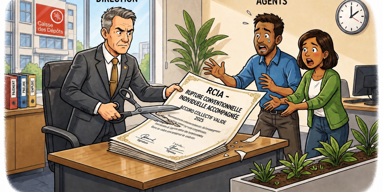 LA DIRECTION CASSE UNILATERALEMENT L’ACCORD RCIA* ET MET FIN A L’HARMONISATION PUBLIC/PRIVE